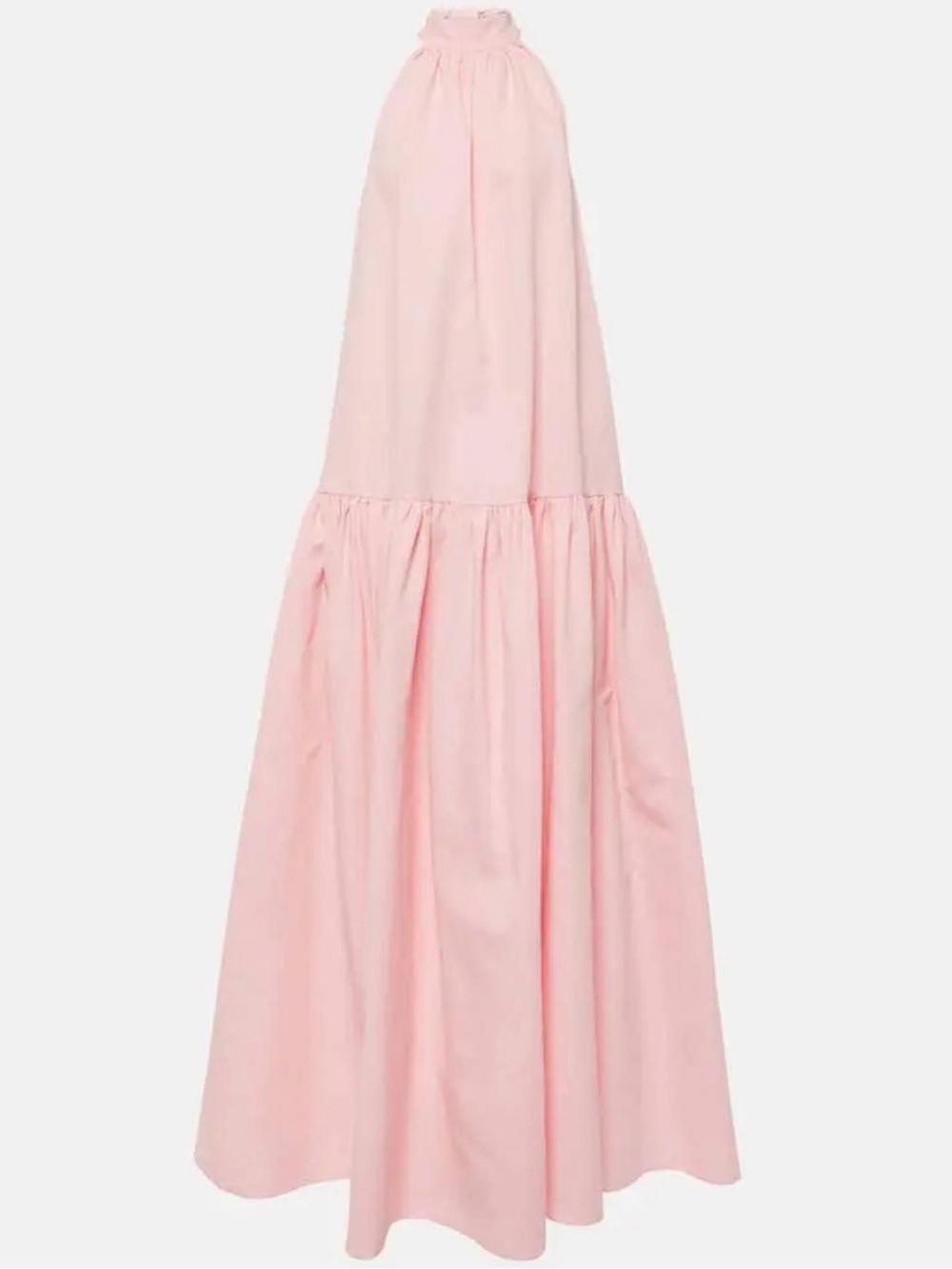 STAUD women’s Pink Halter Maxi Dress - Picture 6 of 11